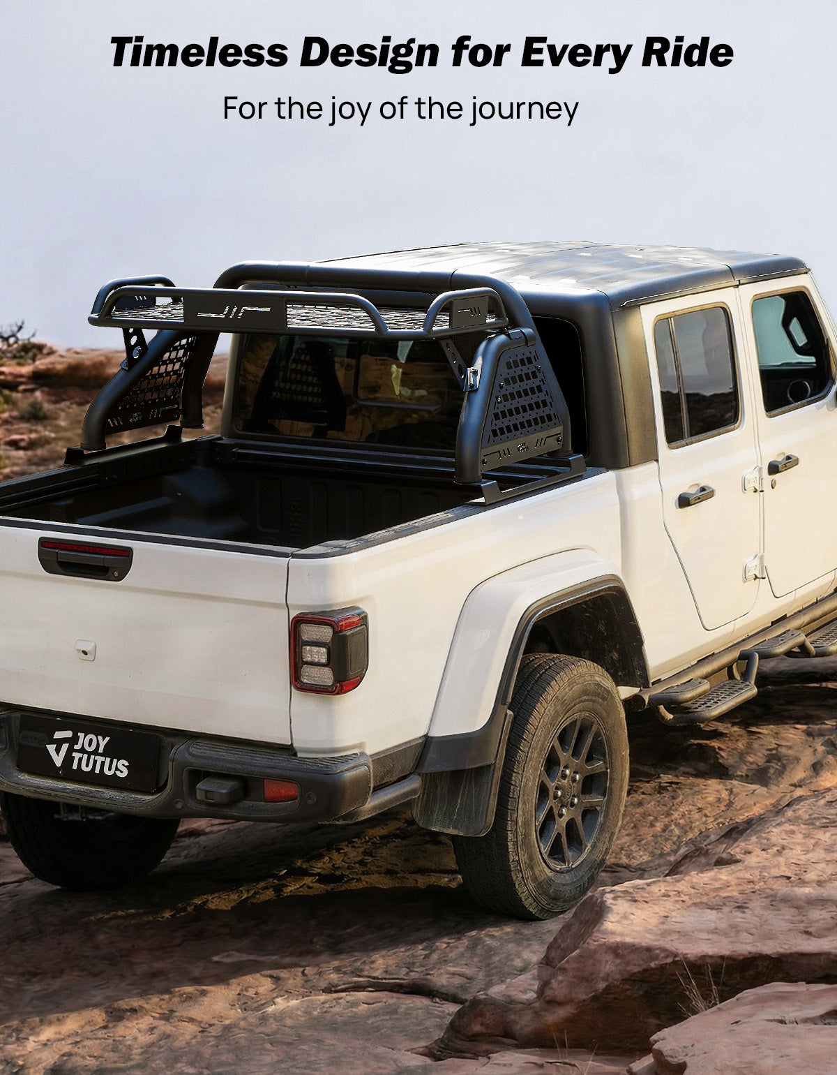 Mid-Size Truck Roll Bar with Cargo Basket – 660LB Capacity