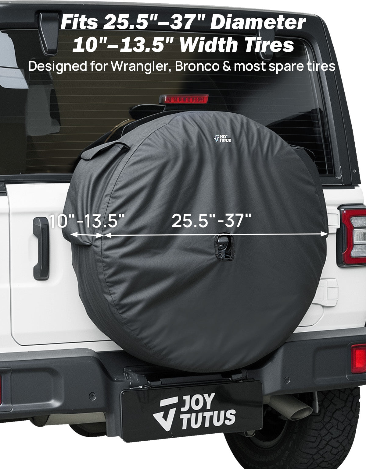 Spare Tire Bike Rack for 2 Bikes – Wrangler, Bronco & SUVs