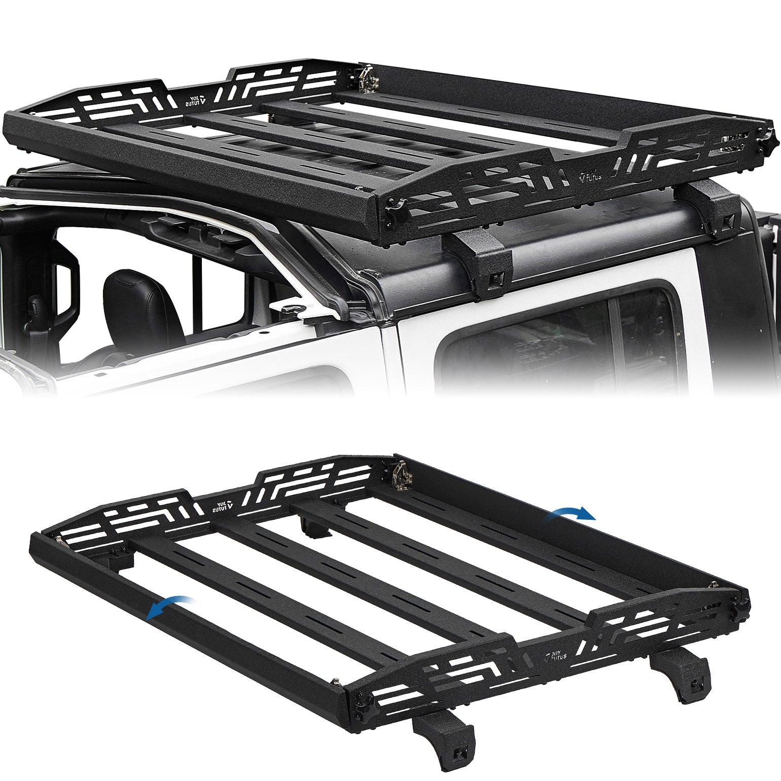 Jeep Wrangler JL & Gladiator JT Roof Rack Basket (2018–2026) – 485 lbs Capacity