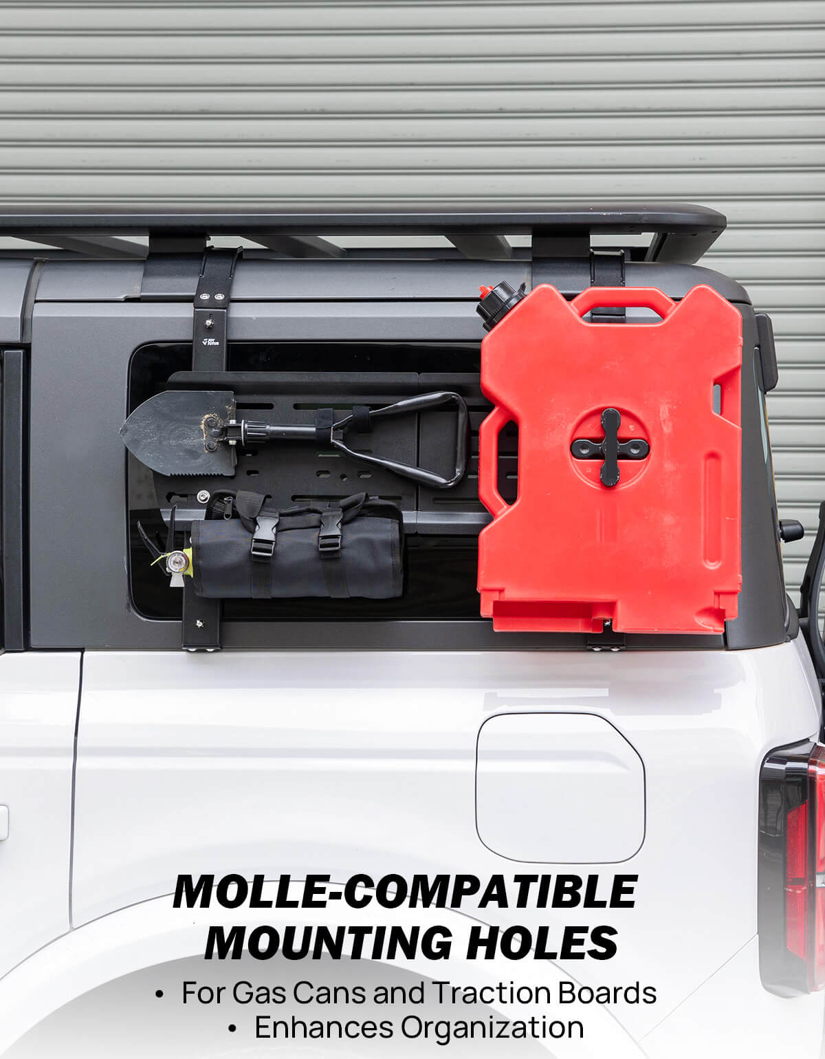 Rear Window MOLLE Storage Panel Kit for Bronco 4-Door 2021–2026