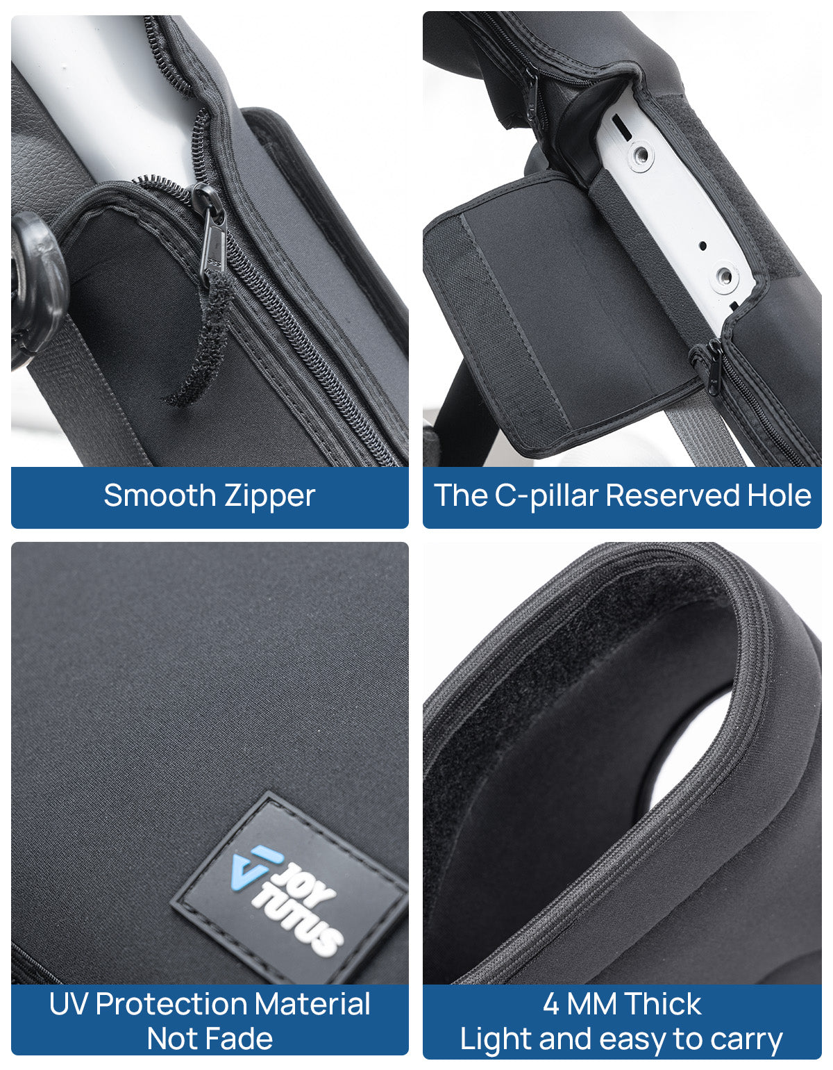 Neoprene Roll Bar Padding for Wrangler JL Unlimited JLU 2018–2023