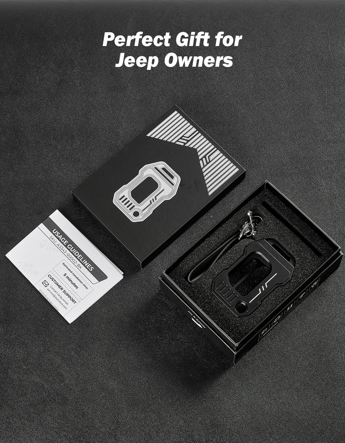 EDC Metal Key Armor for 18-26 Wrangler JL & Gladiator JT