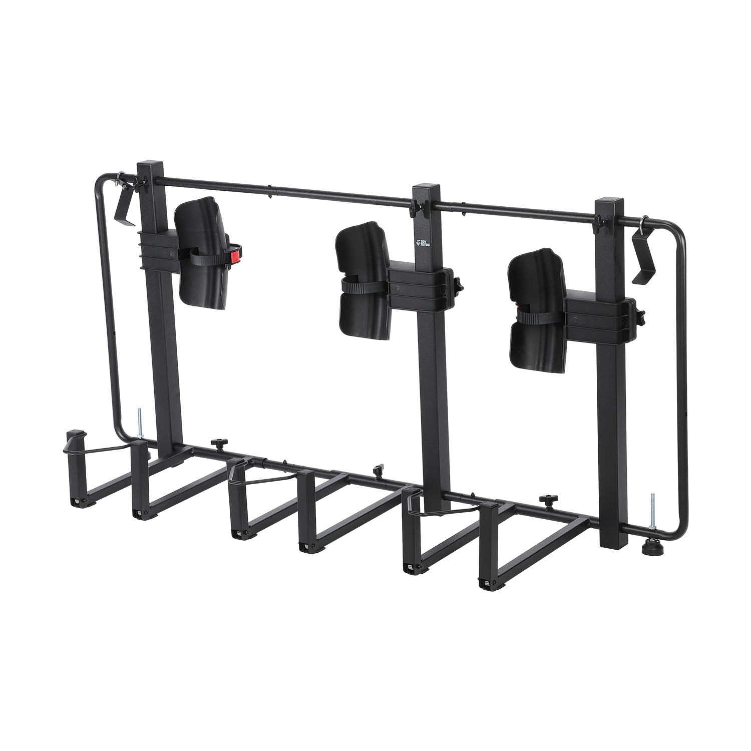JOYTUTUS Truck Bed Bike Rack for Full Size Pickup, Truck Bed Bicycle Rack,  No Remove Tire