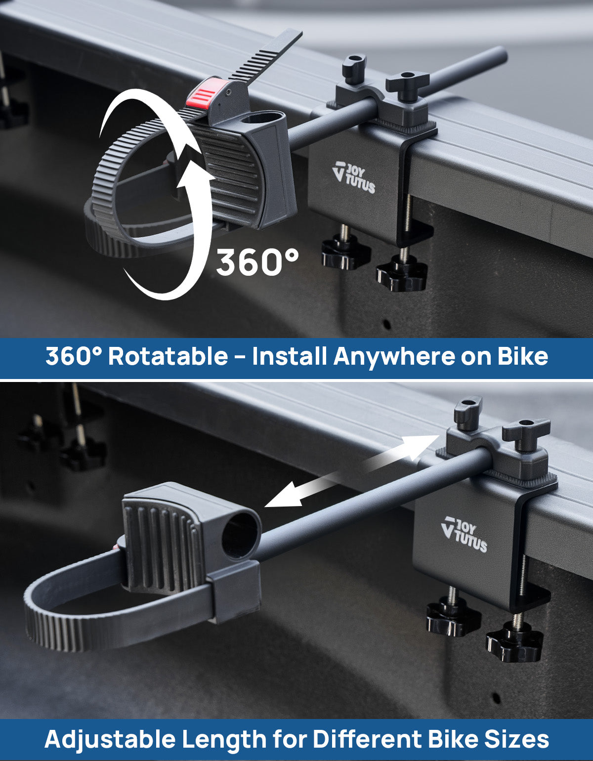 Truck Bed Bike Rack Mount for Pickup – No Tire Removal