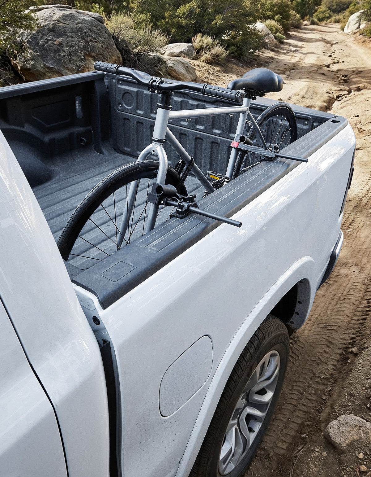 Truck Bed Bike Rack Mount for Pickup – No Tire Removal