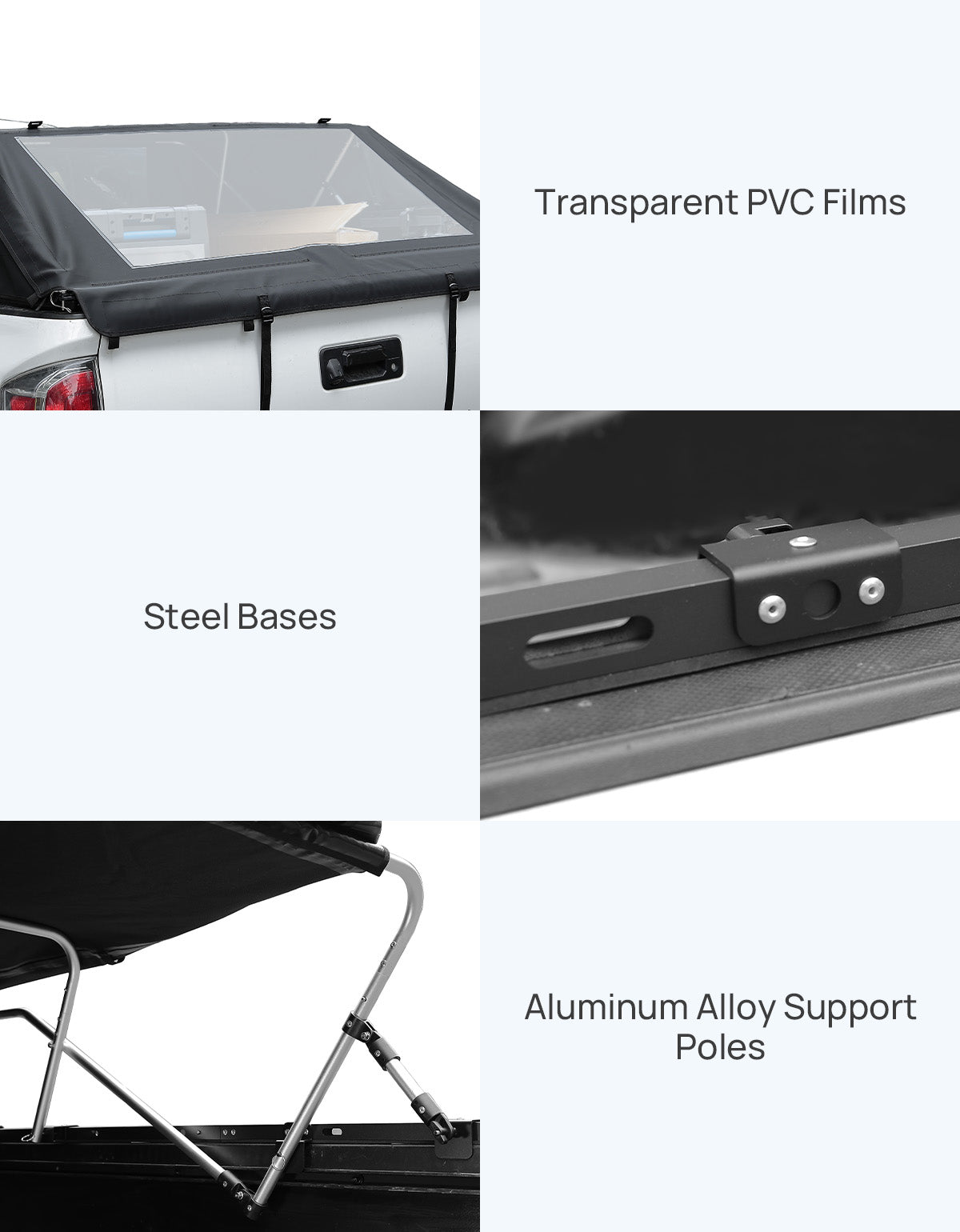 Truck Bed Soft Topper for Toyota Tacoma 6' Bed (2016–2023)