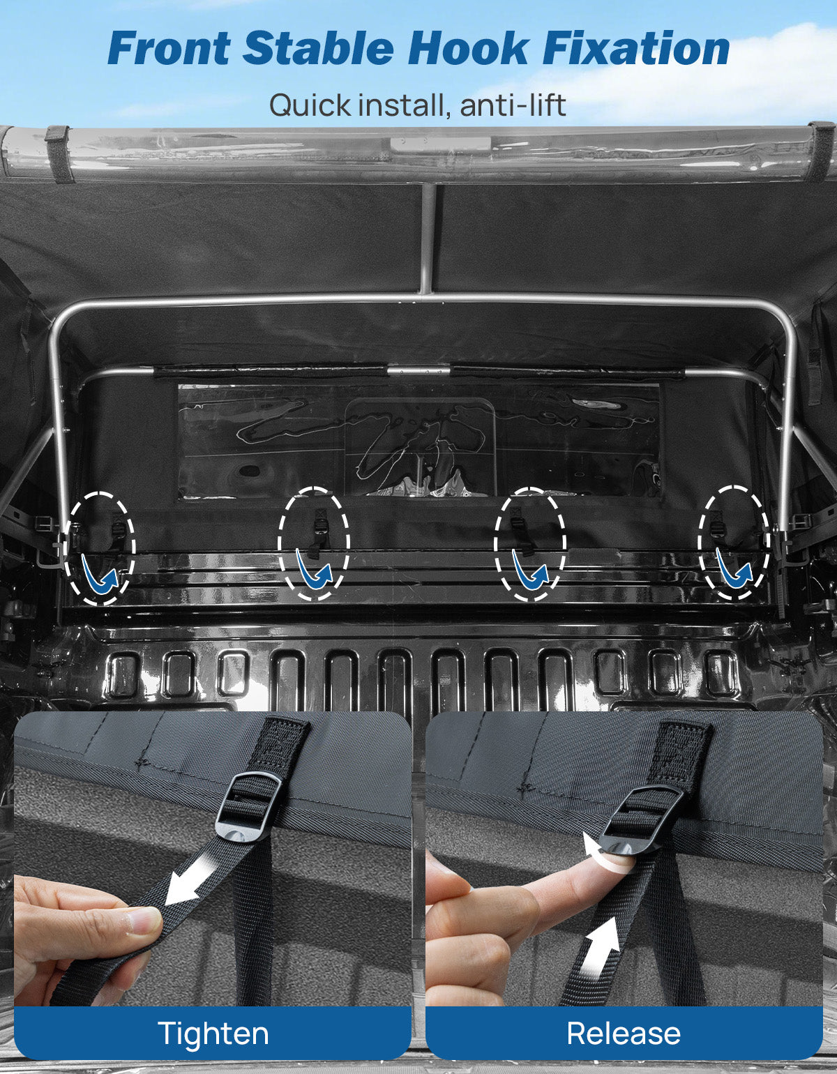 Truck Bed Soft Topper for Ford F-150 5.5' Bed (2015-2026)