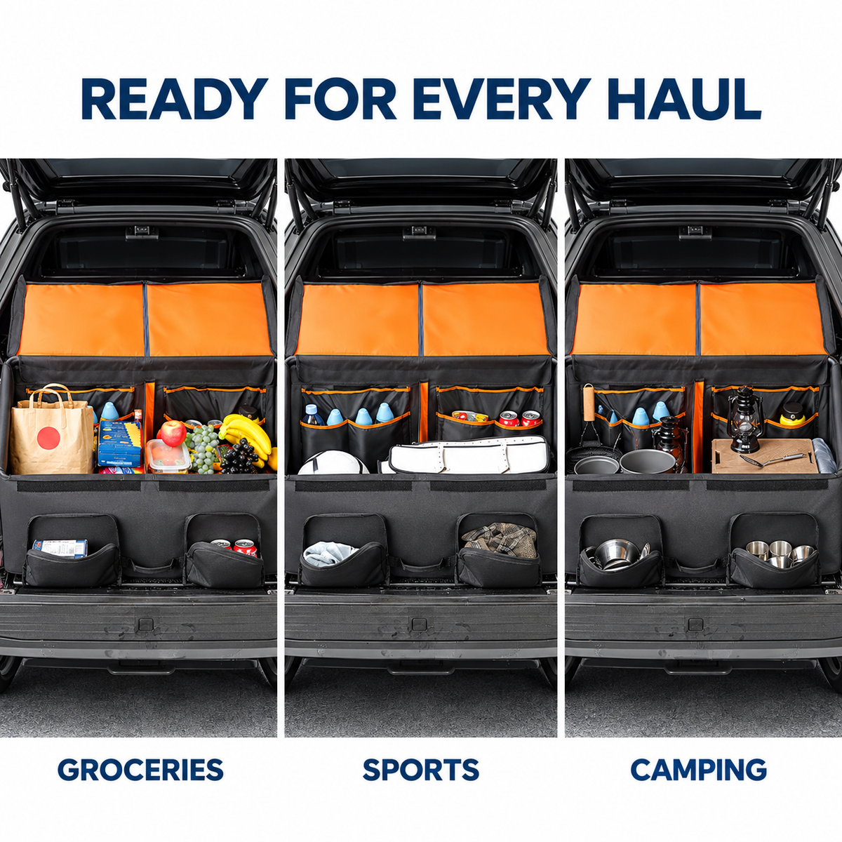 Waterproof Truck Bed Cargo Box Organizer for Full-Size Pickups