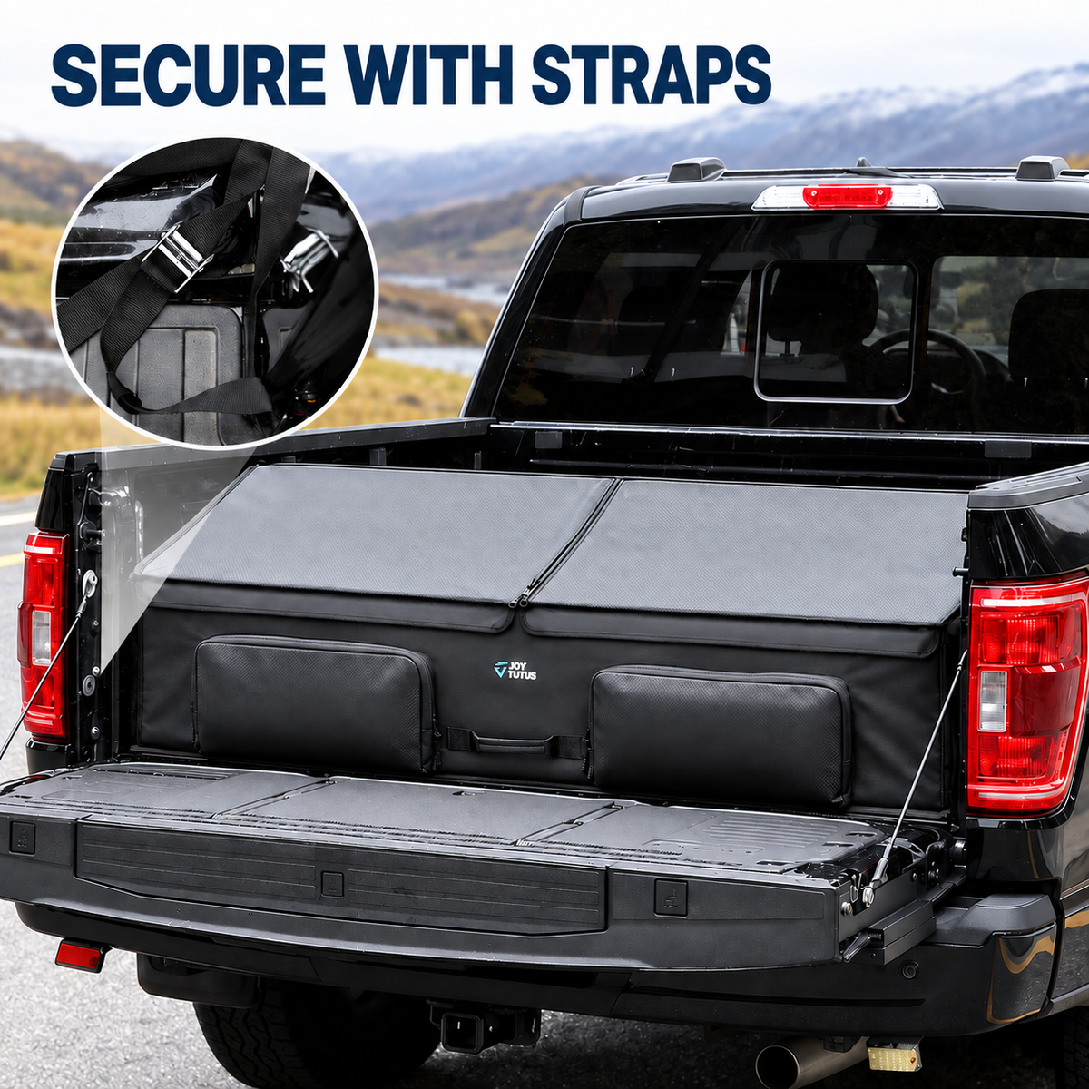 Waterproof Truck Bed Cargo Box Organizer for Full-Size Pickups