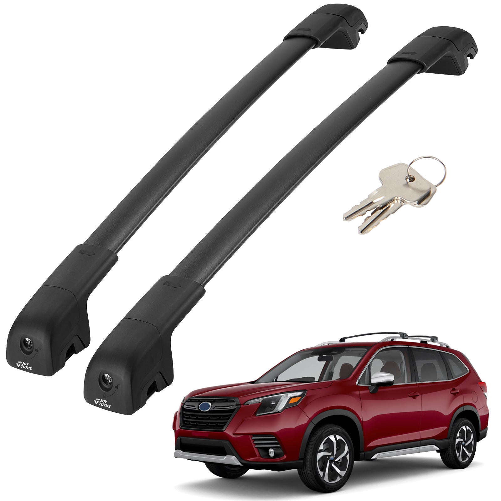 Lockable Roof Rack Crossbars for Subaru Forester 2014–2026, Not Wilder