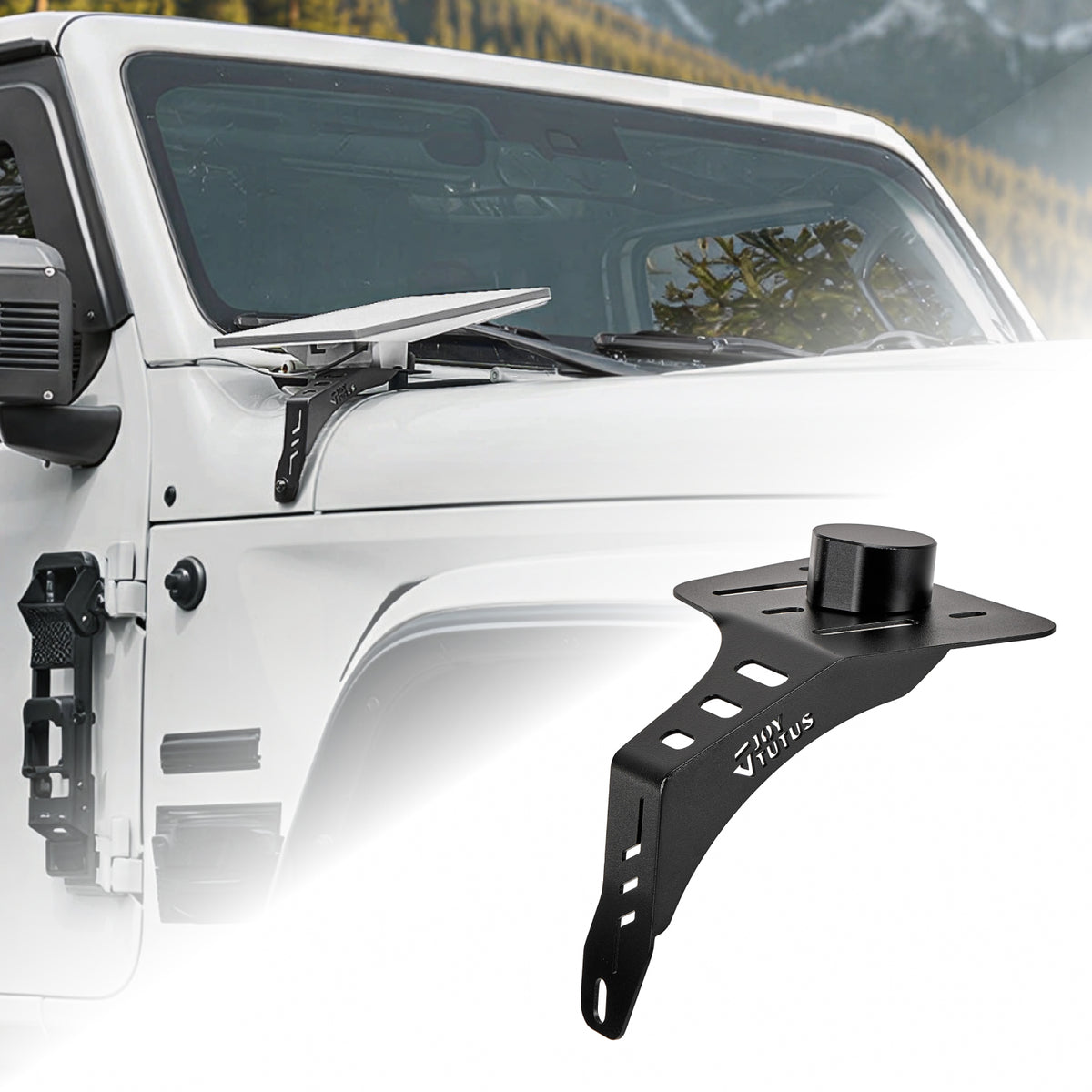 Exterior Starlink Mini Mount for Wrangler JL/JLU & Gladiator JT (2018-2027)