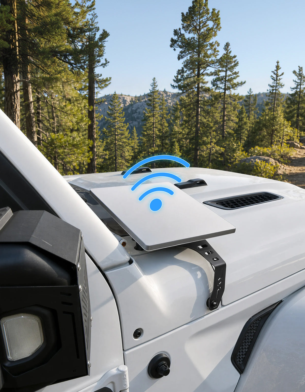 Exterior Starlink Mini Mount for Wrangler JL/JLU & Gladiator JT (2018-2027)