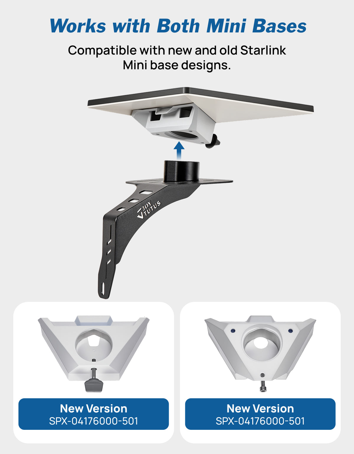 Exterior Starlink Mini Mount for Wrangler JL/JLU & Gladiator JT (2018-2027)