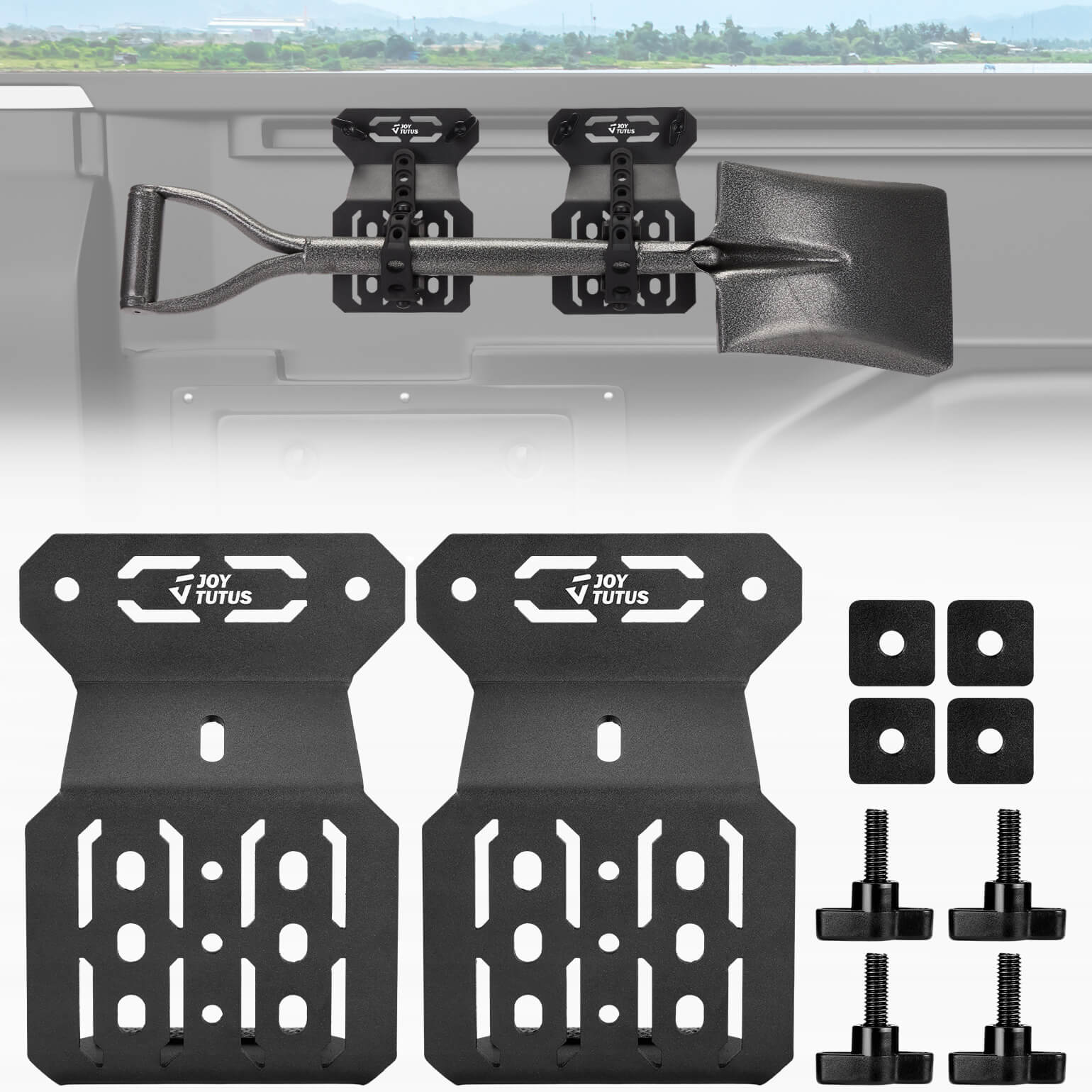 Bed Rail Mount Brackets Compatible with Tacoma
