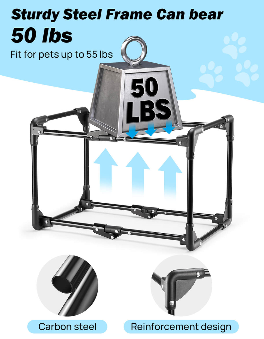 Collapsible Soft Travel Crate for Dog