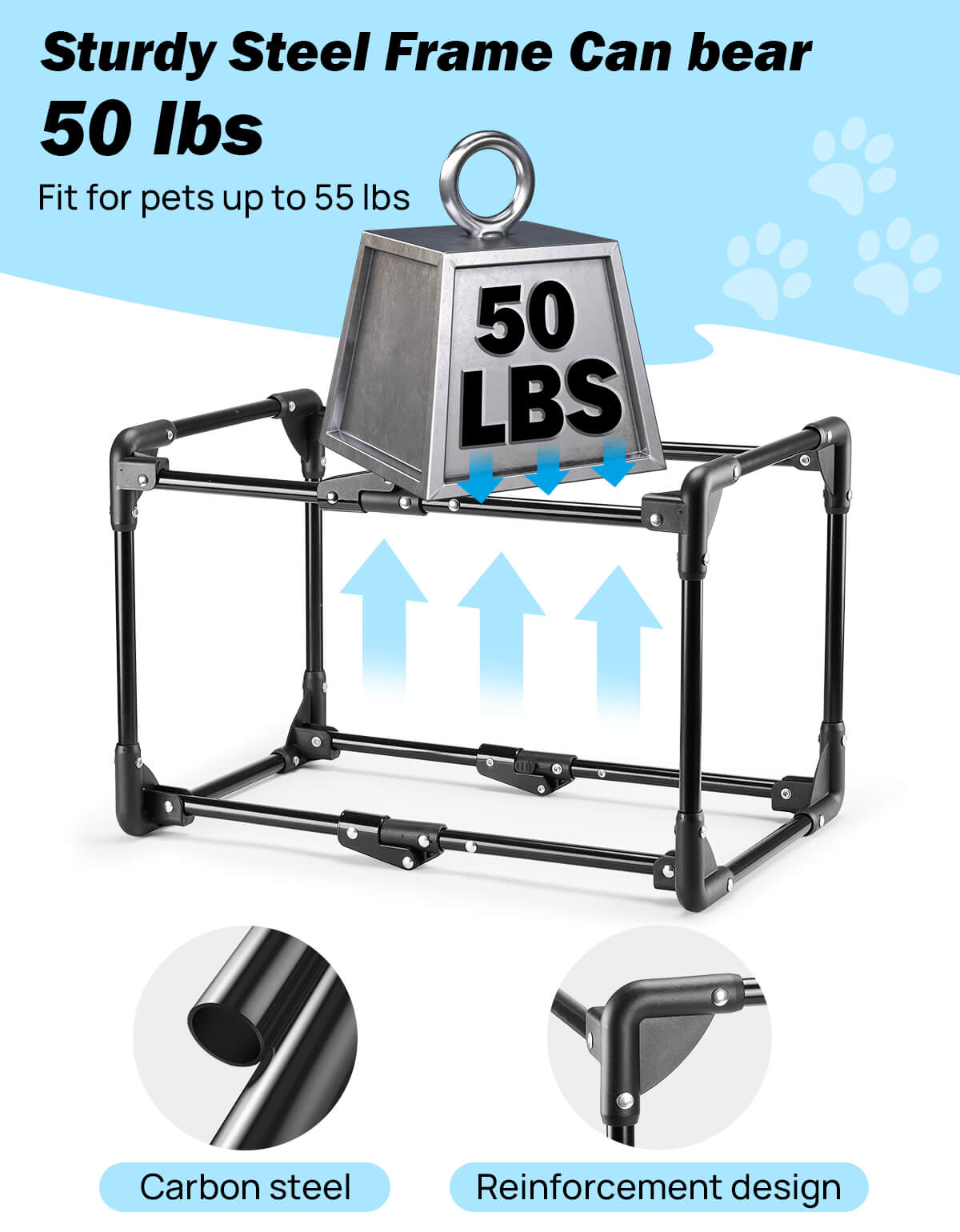 Collapsible Soft Travel Crate for Dog
