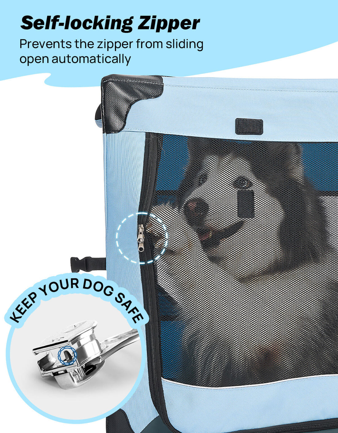 Collapsible Soft Travel Crate for Dog