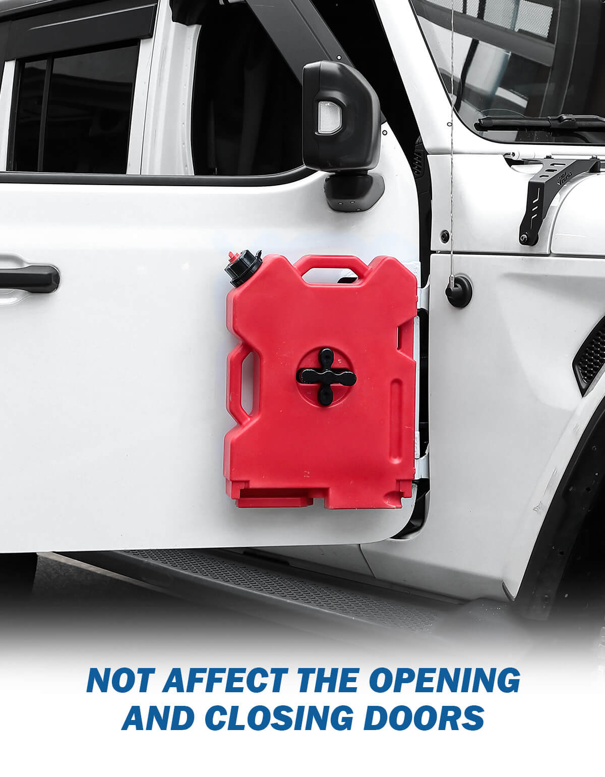 Fuel Door Hinge Mount Bracket Compatible with 2007-2025 Wrangler JK JL & Gladiator JT