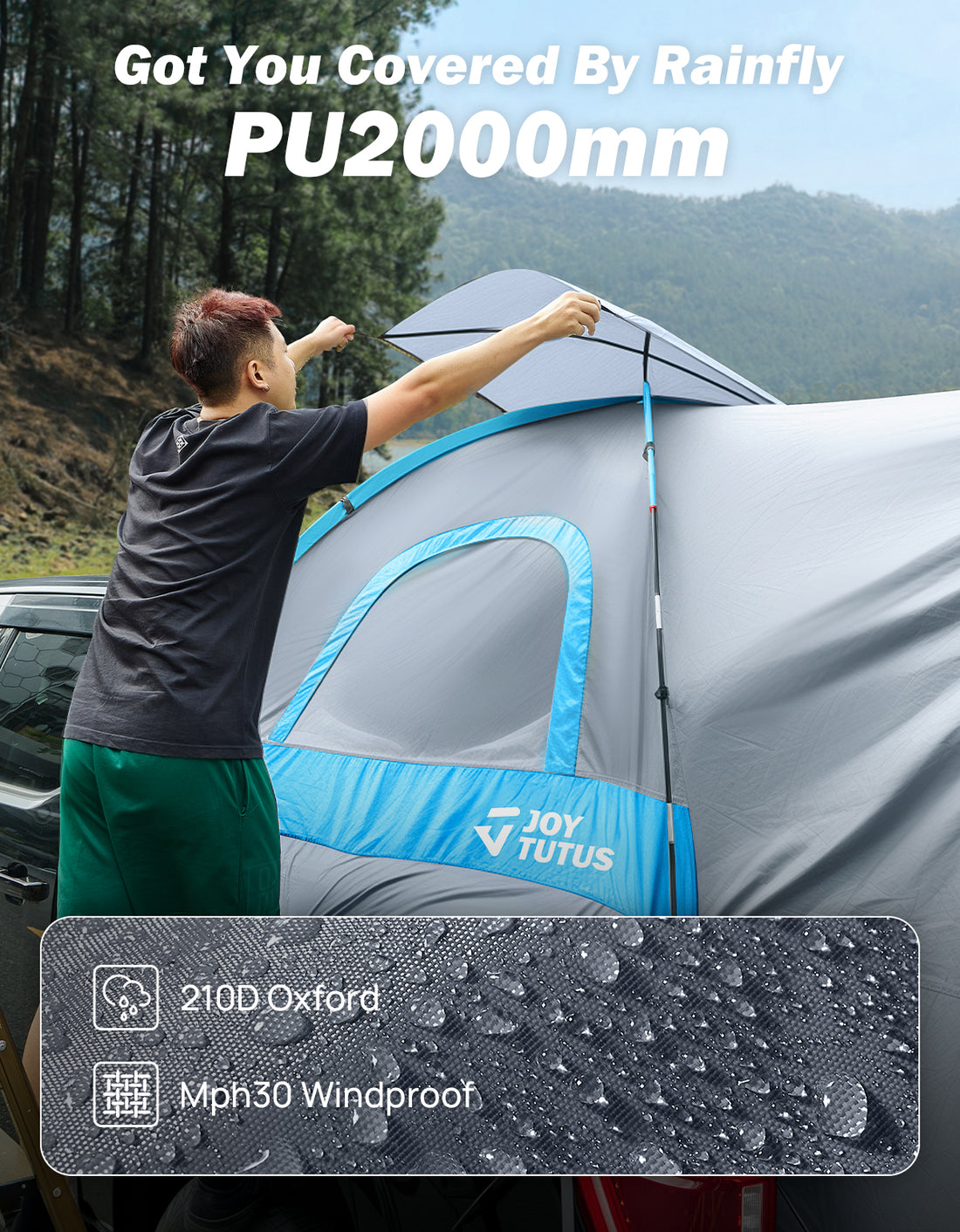 Truck Tent with Rainfly 5.0Ft