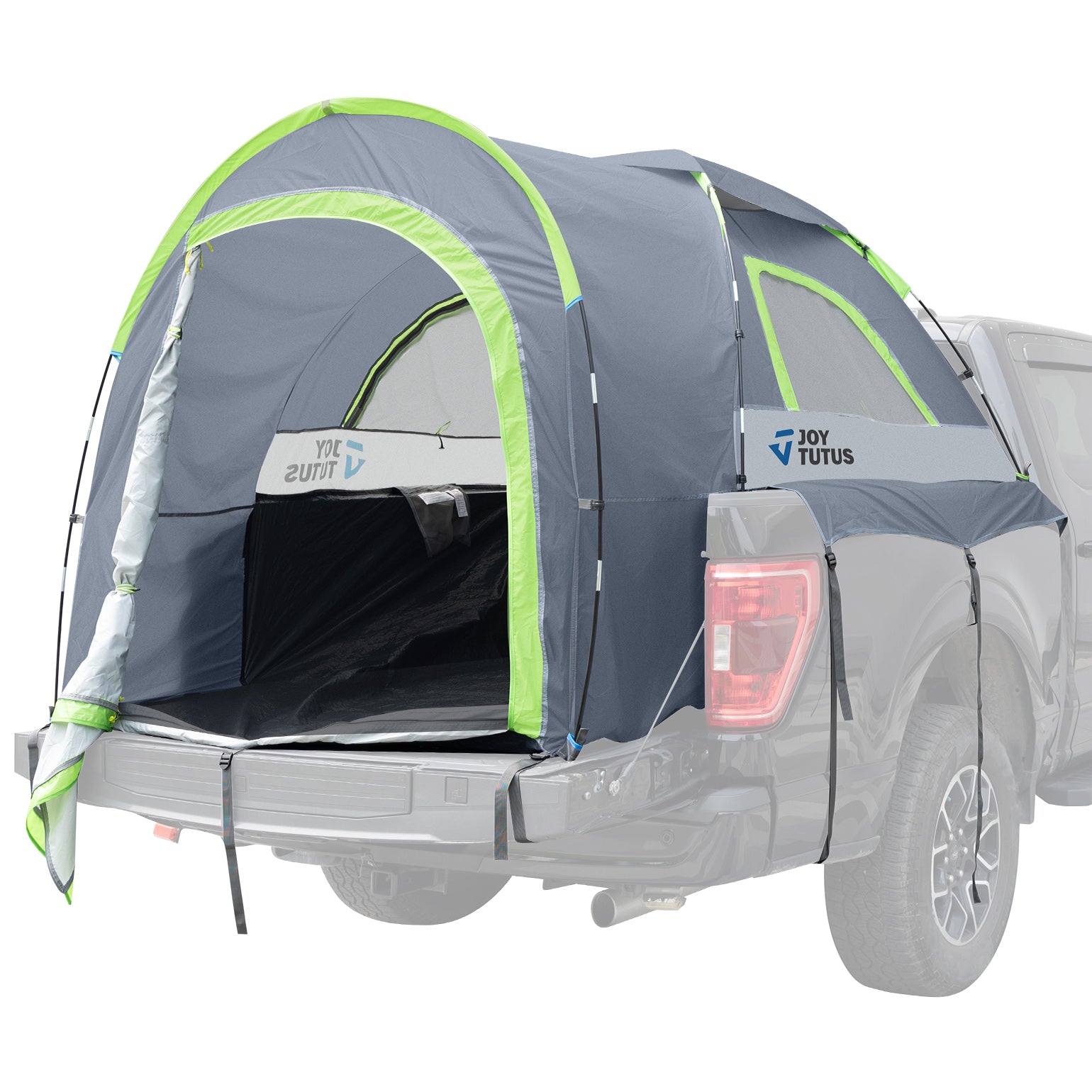 Pickup Truck Bed Tent with Rainfly, Waterproof Double Layer, Fits 5.0–6.7 ft Beds, 2-Person