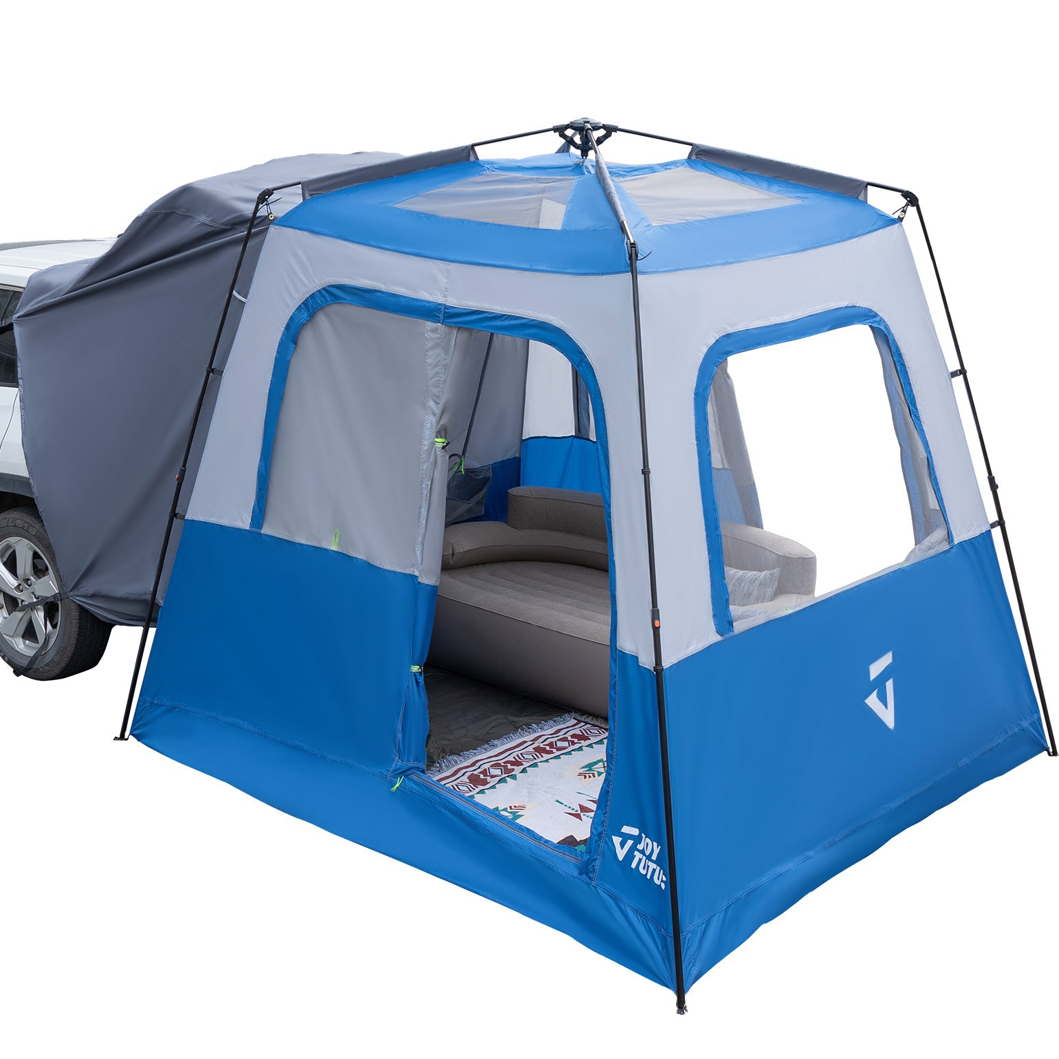 SUV Camping Tent for 5-8 Person, Automatic Instant Setup with  Waterproof Rainfly