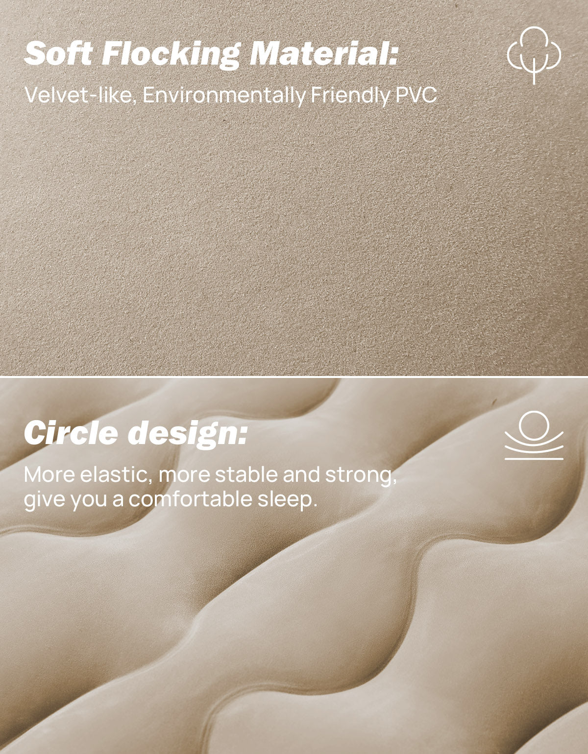 SUV Air Mattress with Built-In Pump, 2 Pillows, Anti-Leak Camping Bed