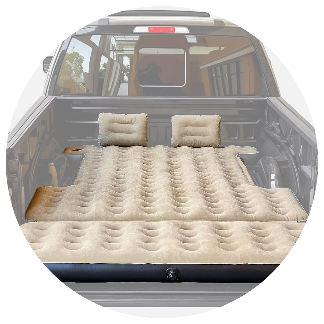 Truck Bed Air Mattress with Removable Extension