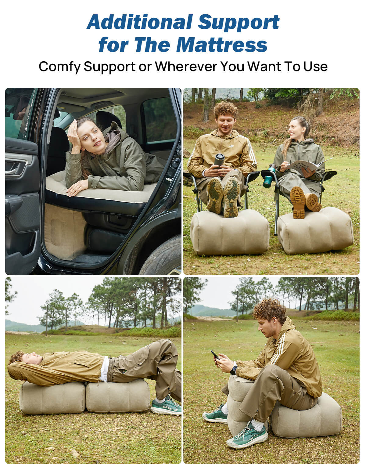 SUV Air Mattress Camping Bed with Electric Pump