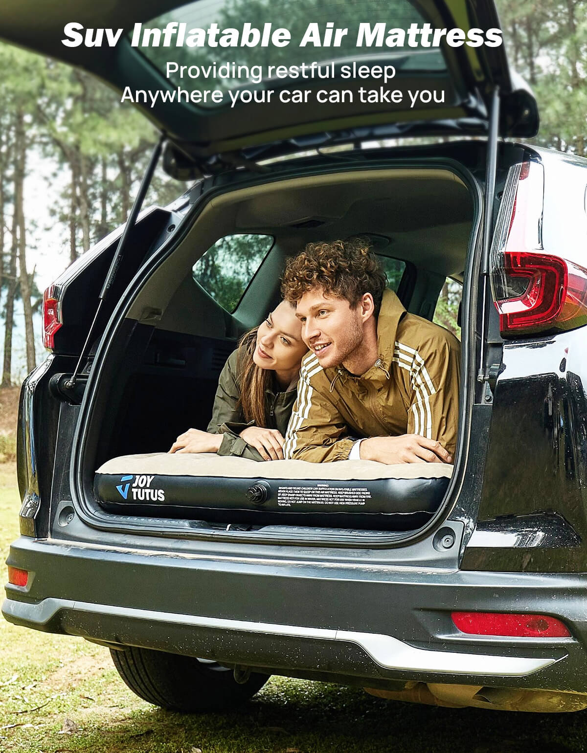 SUV Air Mattress Camping Bed with Electric Pump