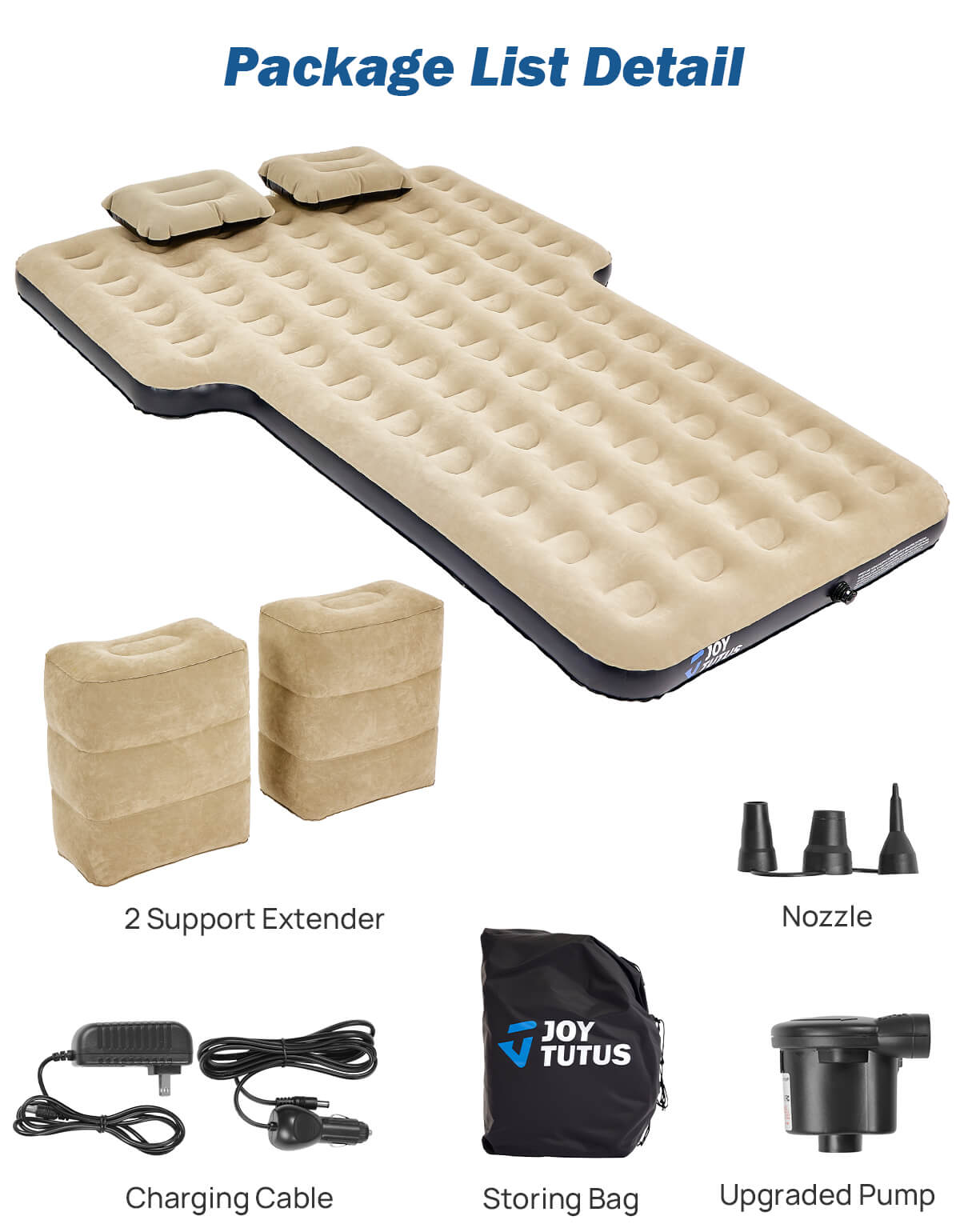 SUV Air Mattress Camping Bed with Electric Pump