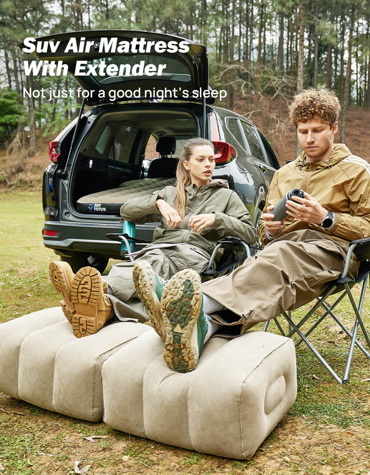 SUV Air Mattress Camping Bed with Electric Pump