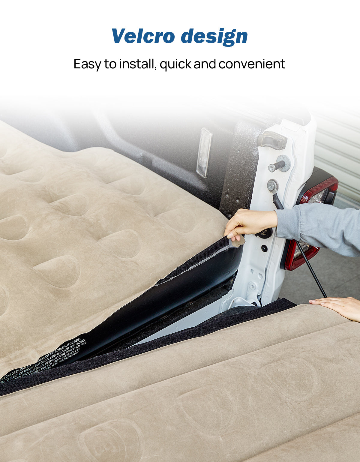 6.0–6.3ft Extended Truck Bed Air Mattress, Inflatable Camping Mattress