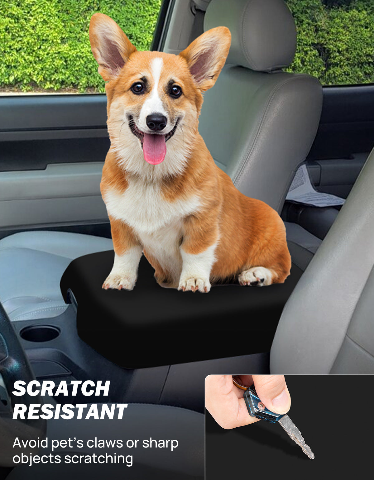 Neoprene Center Console Cover for Tundra 2007–2017 & Sequoia