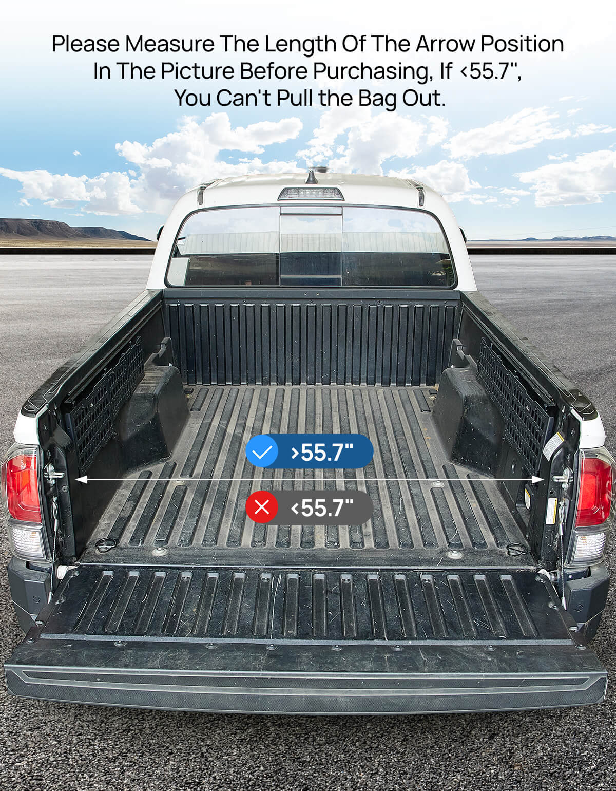JOYTUTUS Truck Bed Cargo Box Organizer