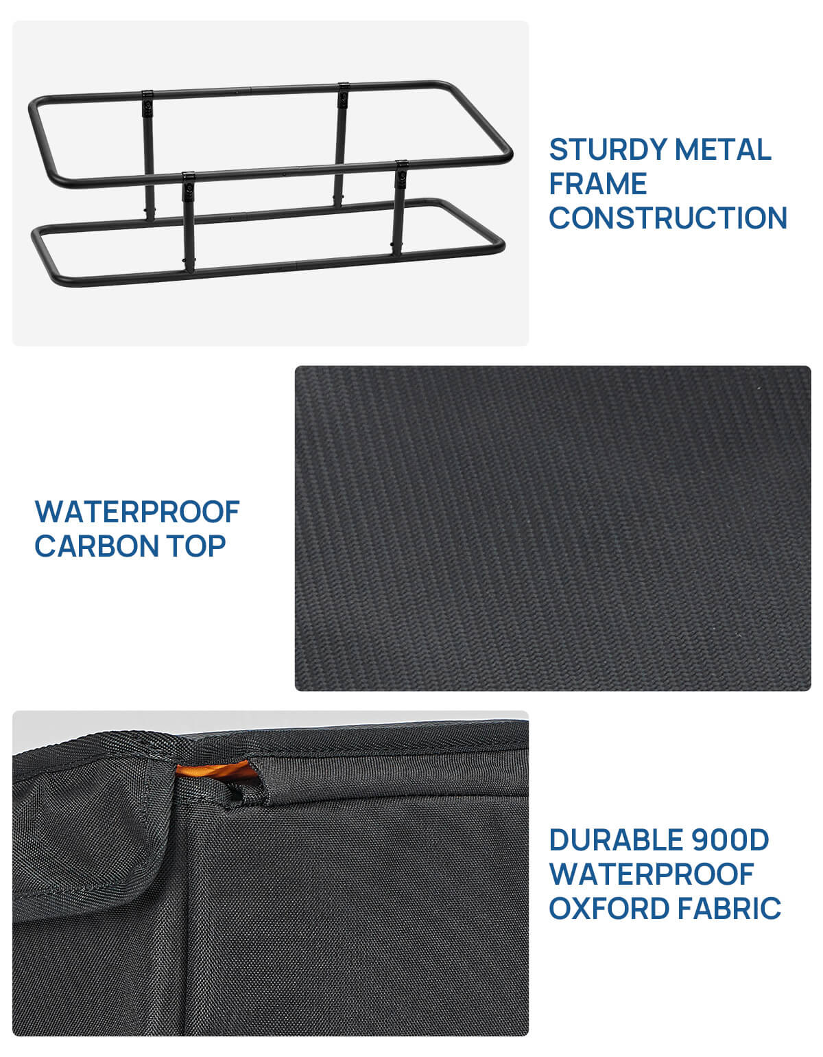 JOYTUTUS Truck Bed Cargo Box Organizer