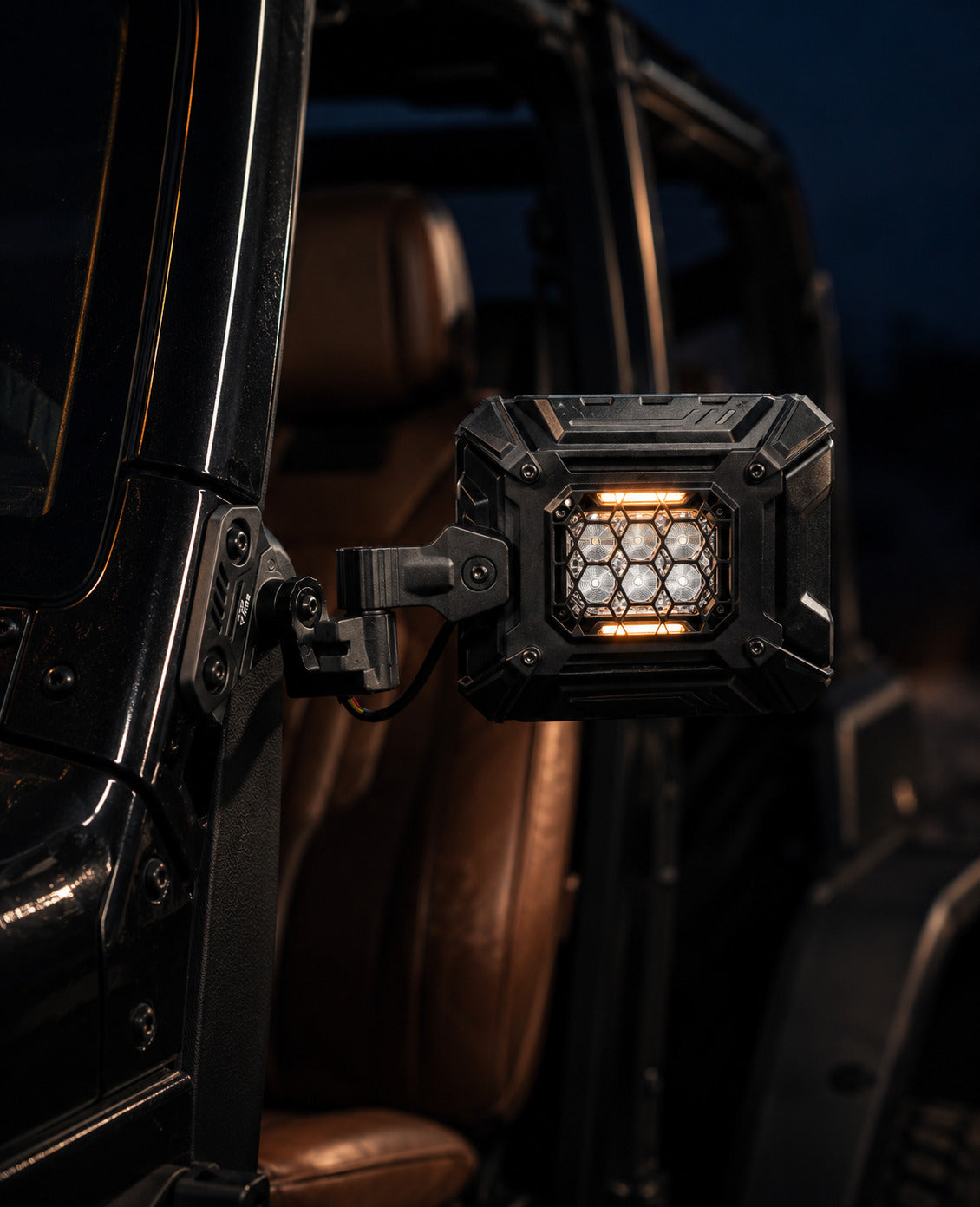 Wrangler Side Mirrors Doors-Off/On with Turn Light TJ & JK 1997–2018