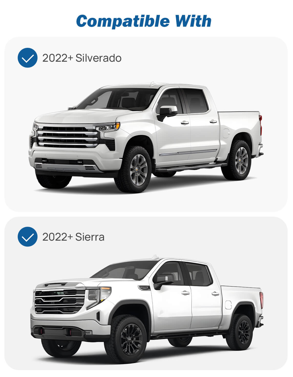 Metal Dash Platform Mount Phone Holder Compatible with Silverado & Sierra 2022+