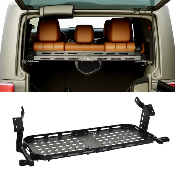 Rear Cargo Rack Basket Compatible with 2007-2018 Wrangler JK