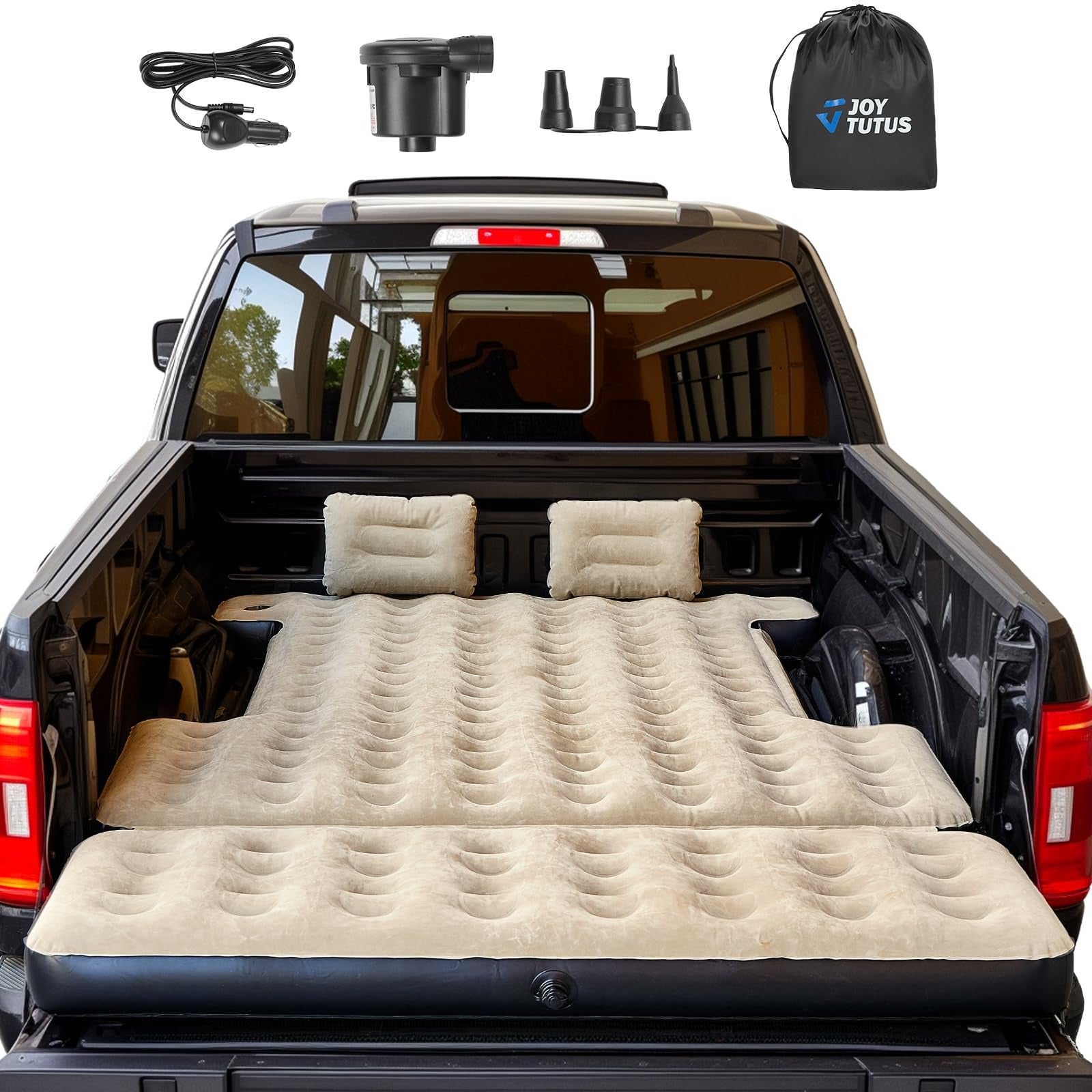 Truck Bed Air Mattress for Full-Size Beds w/ Extension