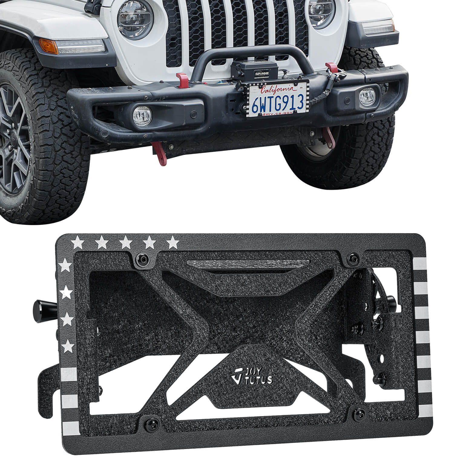 Universal Flip-Up License Plate Mount for 10 Hawse Fairlead (254mm)