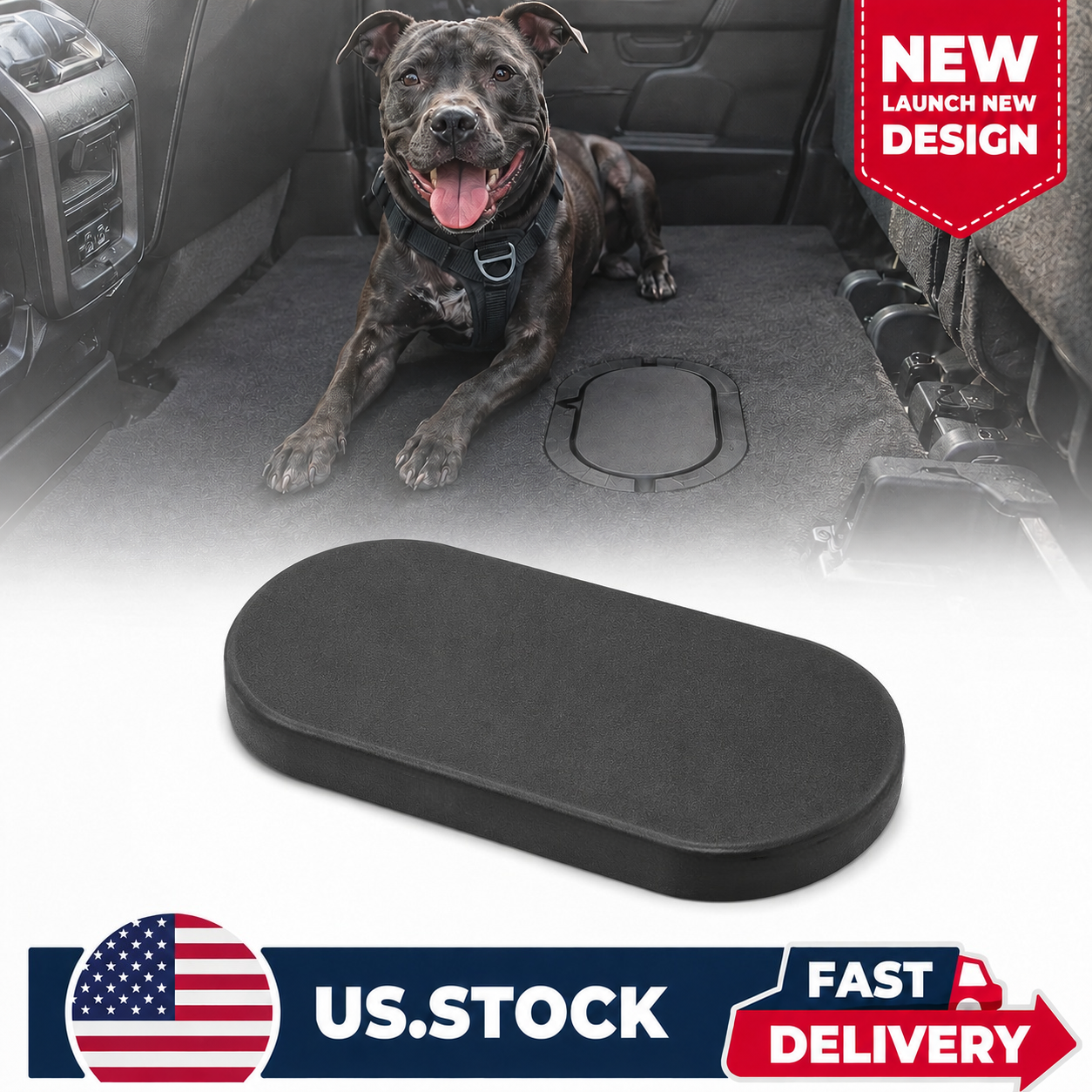 Rear Cup Holder Cover for 4th Gen Ram 1500 2500 3500 - 3D Printed