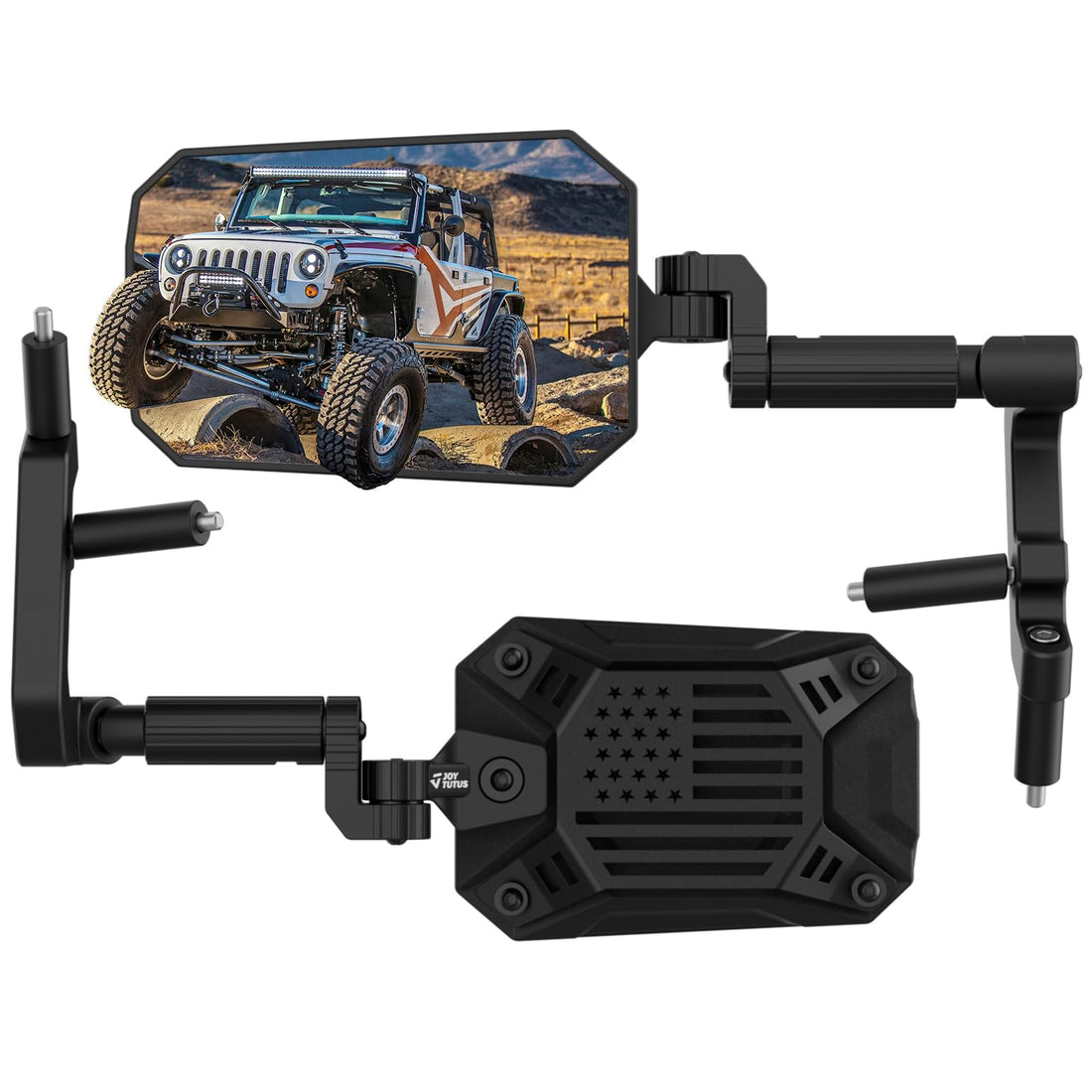 JOYTUTUS Mirrors Doors Off Fit for 2007-2018 Wrangler JK & Unlimited (NOT FIT Wrangler JL)