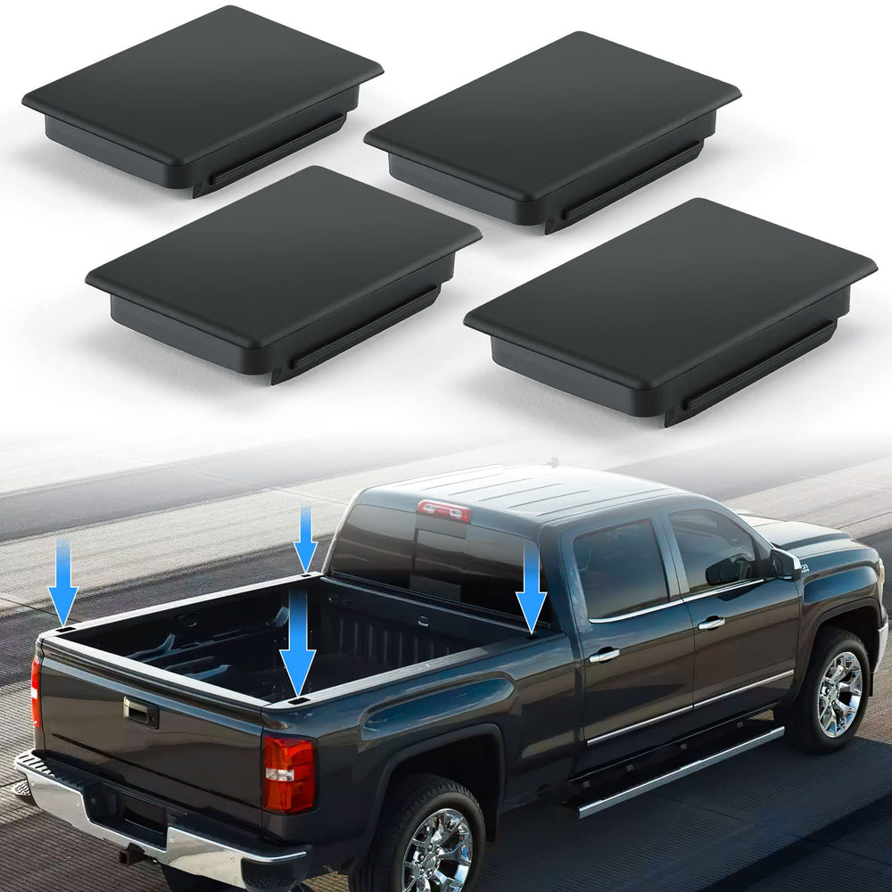 Stake Pocket Covers – 4 Pack for Chevy Silverado (2000–2013) & GMC Sie