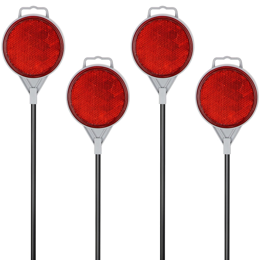 JOYTUTUS 48.43 Inch Reflective Driveway Markers (Pack of 4)
