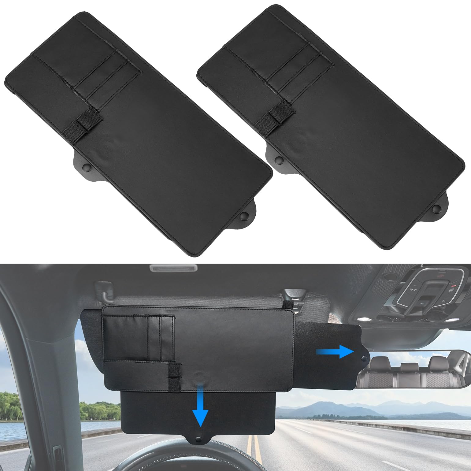 JOYTUTS Car Sun Visor Extender, Sun Visor for Car Protects from Anti-Glare
