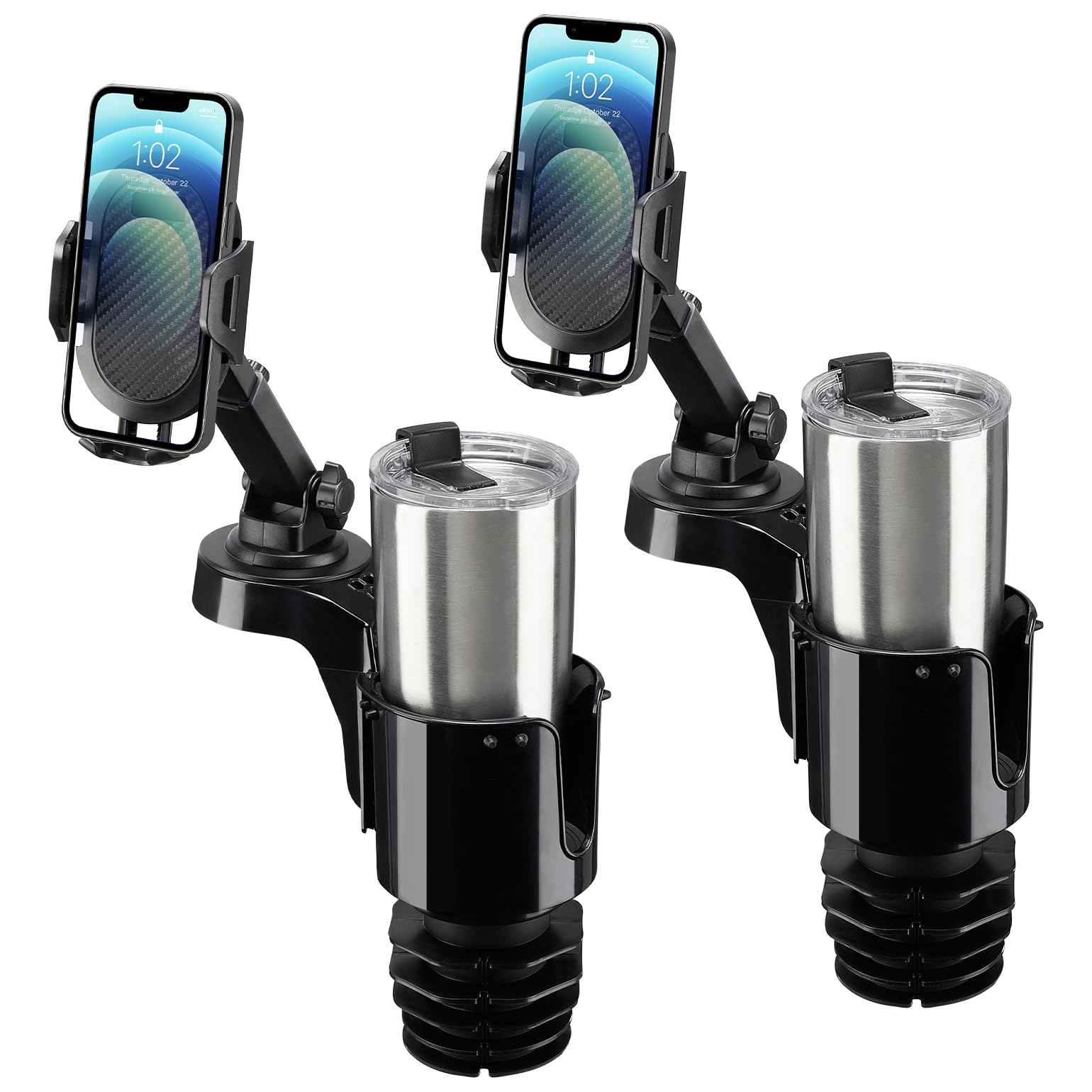 Cup Holder Phone Mount for Car, Compatible iPhone, Samsung & All Smartphones