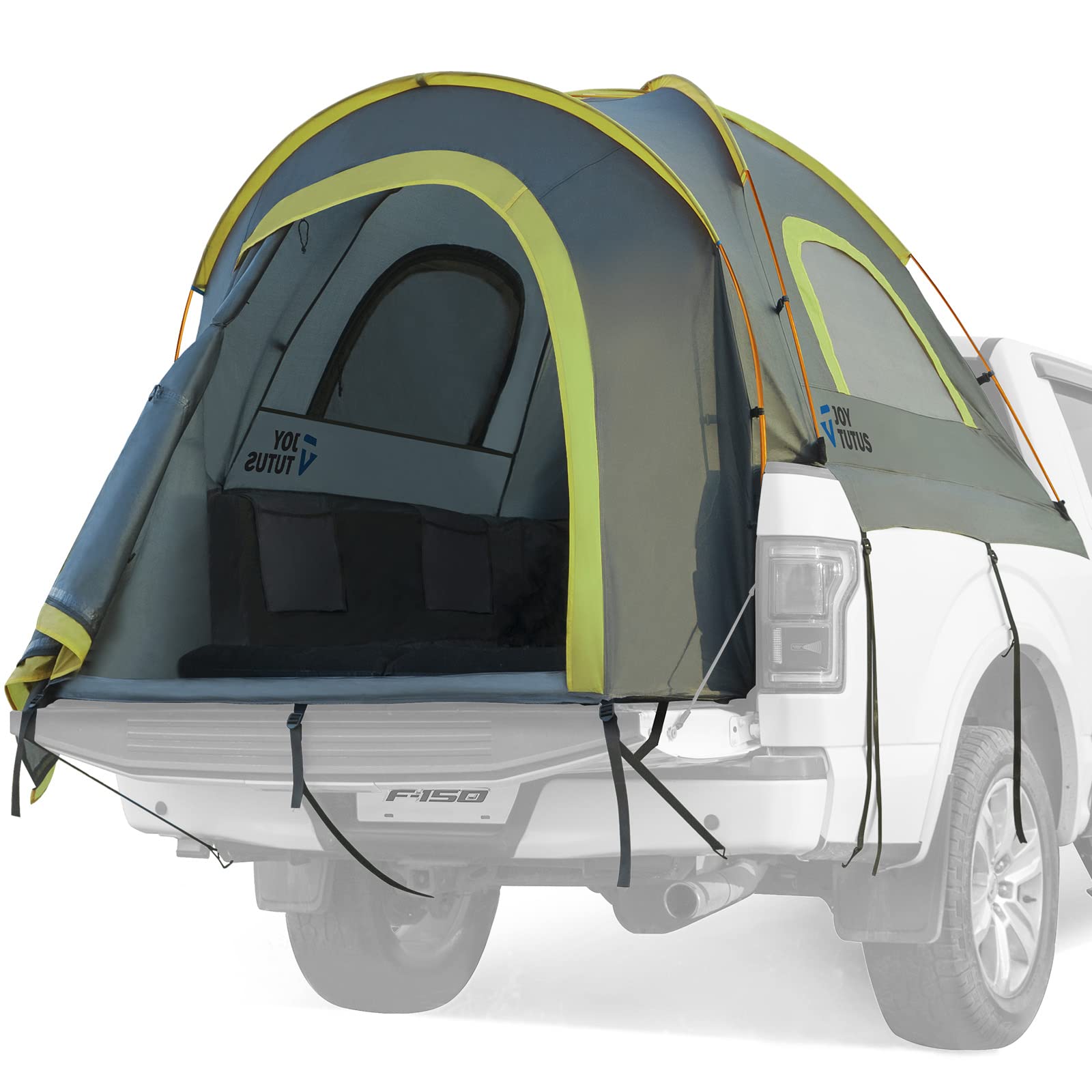 JoyTutus ピックアップ トラック用のテント Double Layer for 2 Person Pickup Truck Tent for 2 Person,Truck Bed Tent, 6.5' Camping Preferred