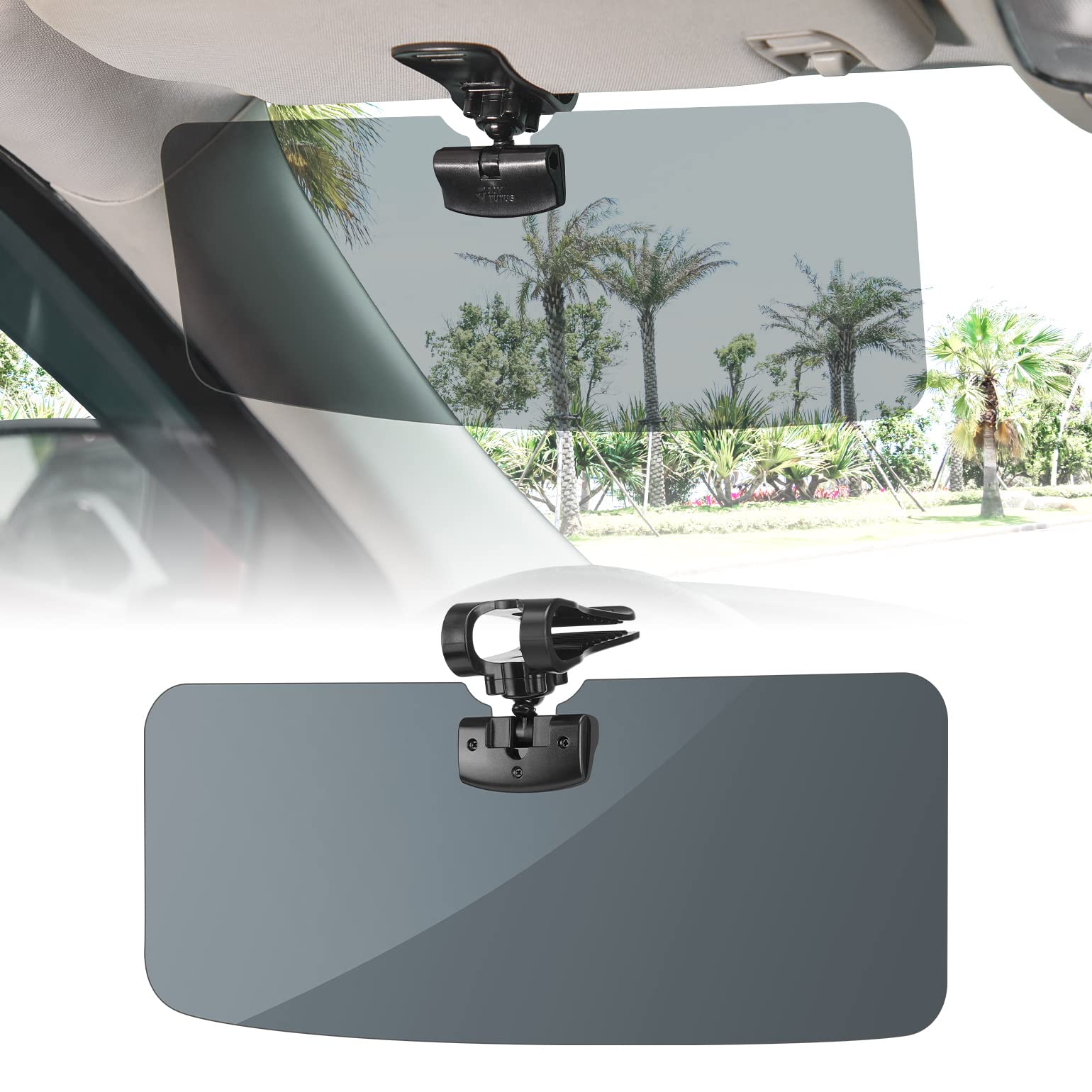 Sun Visor for Car, Universal Anti-Glare Polarized Sun Visor Extender , UV400 Car Visor Extension Protect