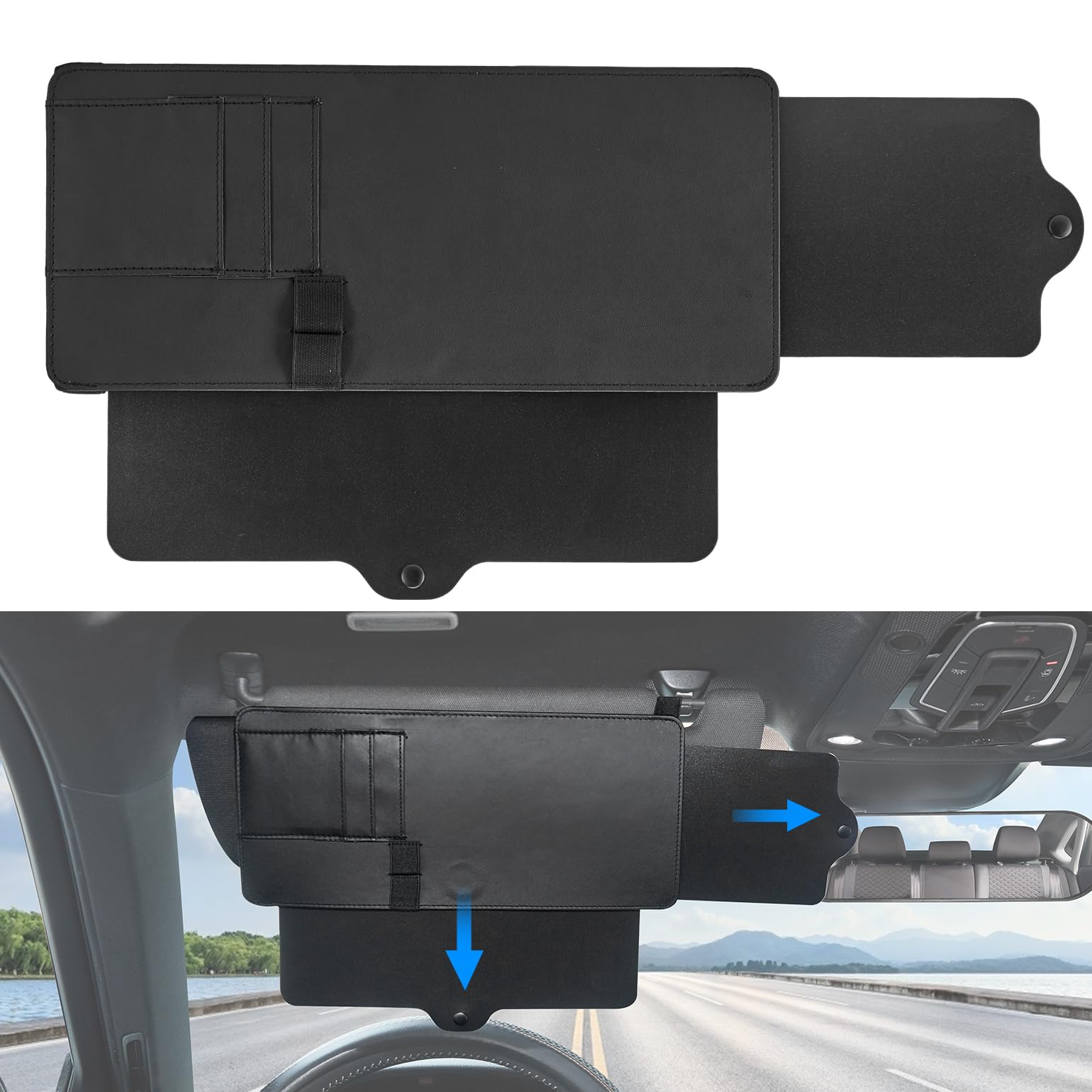 JOYTUTS Car Sun Visor Extender, Sun Visor for Car Protects from Anti-Glare