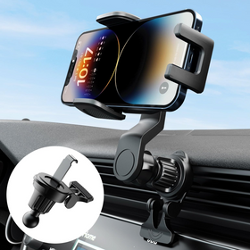 Phone Holder Car Vent Phone Mount,Adjustable, Fit iPhone Samsung All Smartphones